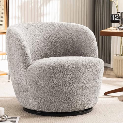 Rowill 360 Swivel Boucle Chair