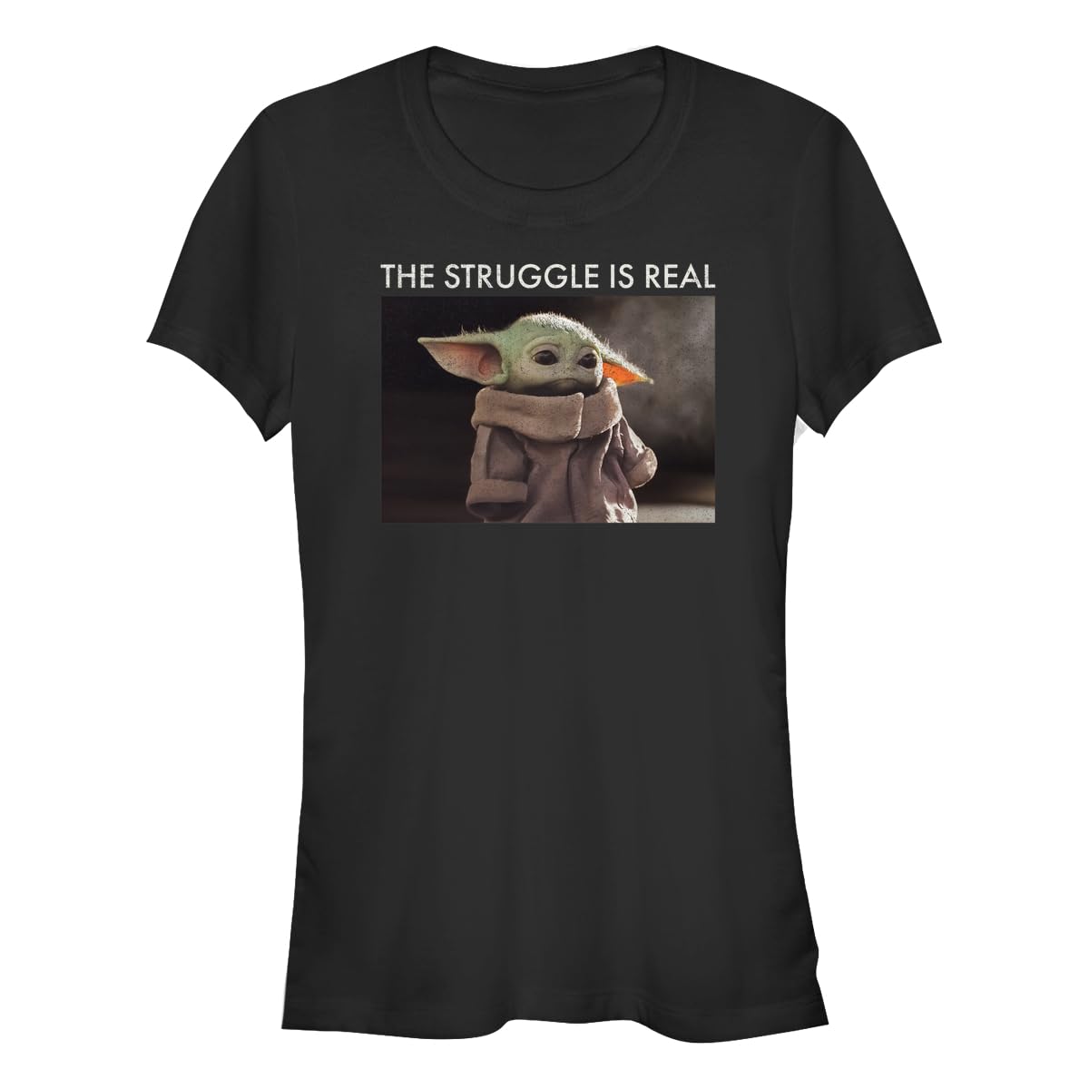 The Mandalorian - Baby Yoda Meme Bisiklet Yaka T-Shirt Tişört Kadın
