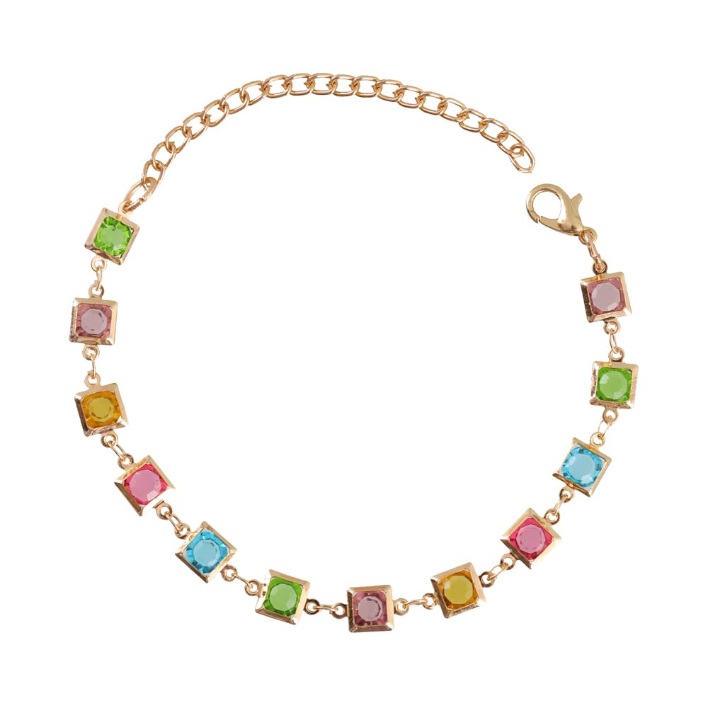 Vientiq Womens Multicolor Crystal Bracelet (B0CHMXQ3ZN) Amazon Price History, Amazon Price Tracker