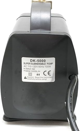 Miniatura 2 de Bomba súper sumergible de 20 GPM (5000 LH) 110 voltios CA DK-5000