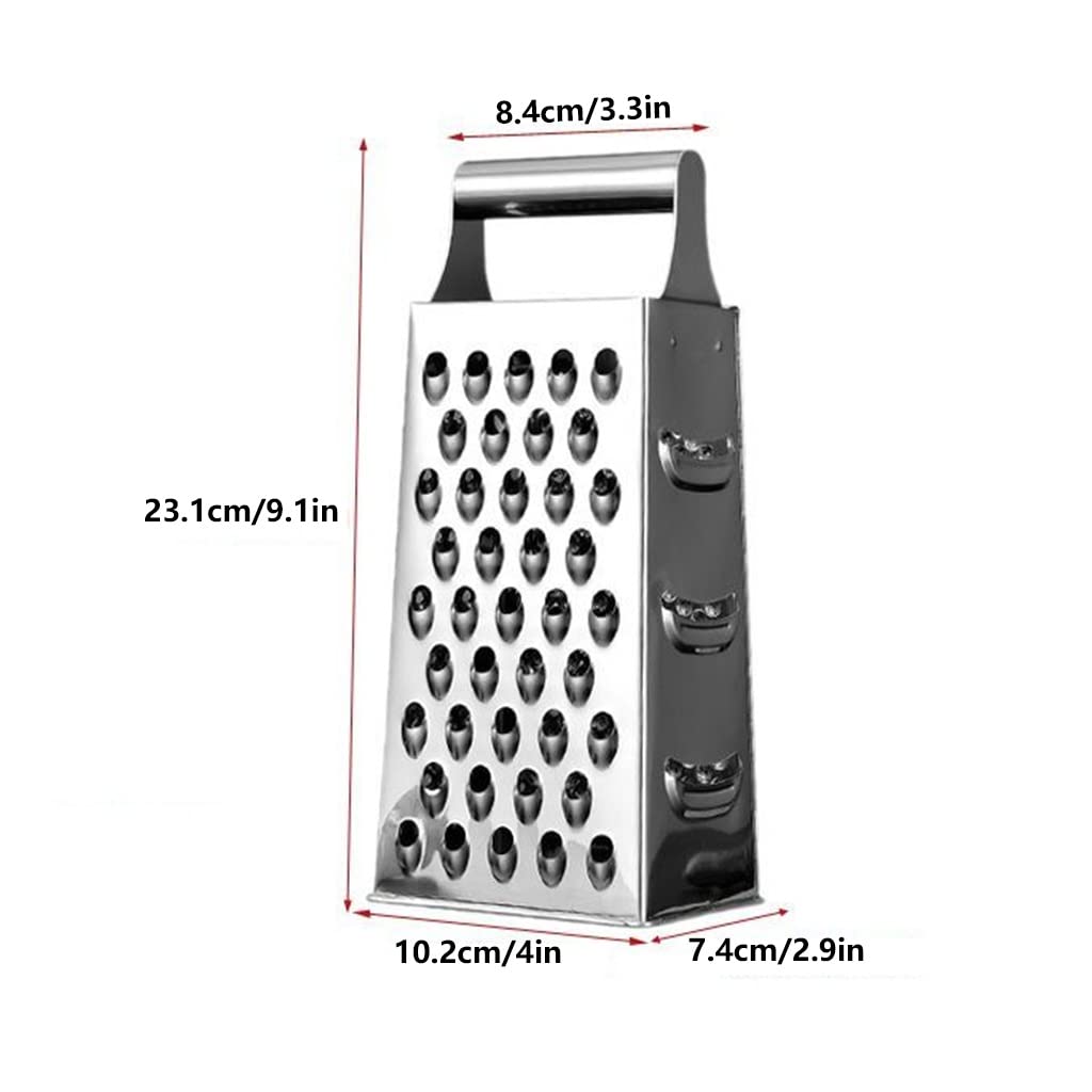 Grattugia 4 lati con contenitore h 23 cm