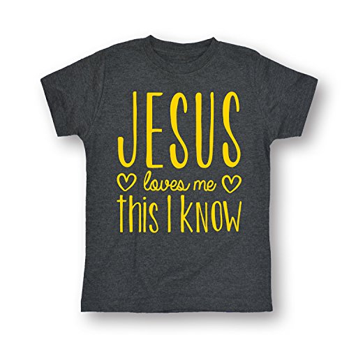 Instant Message - Jesus Loves Me This I Know - Youth Short Sleeve Graphic T-Shirt