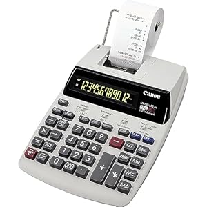 Canon MP120MG-ES 12-stellig druckender Tischrechner Weiß