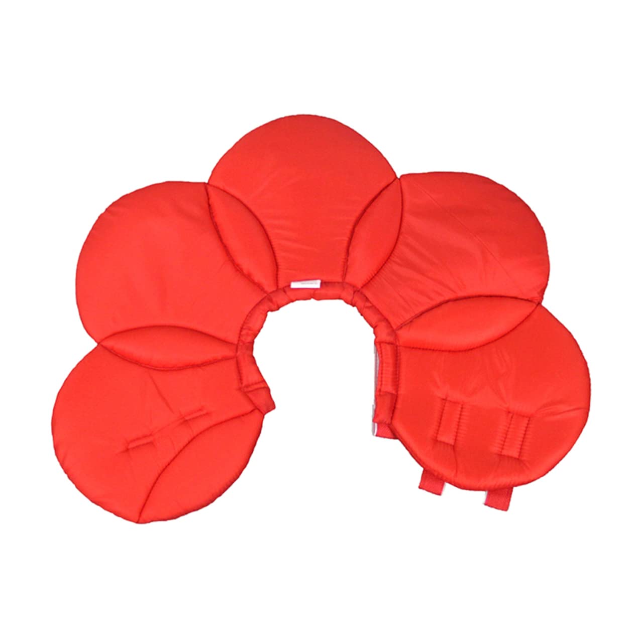 YARNOW 3 Fundas Protectoras para Collar De Perro Elegantes De Esponja con Diseño Floral De Poliéster Color Rojo Ajuste Cómodo para Tu Mascota.