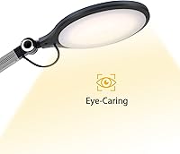 Vista 8 de Lámpara de escritorio, lámpara de escritorio de arquitecto LED, lámparas de escritorio para oficina en casa, lámpara de mesa con cargador