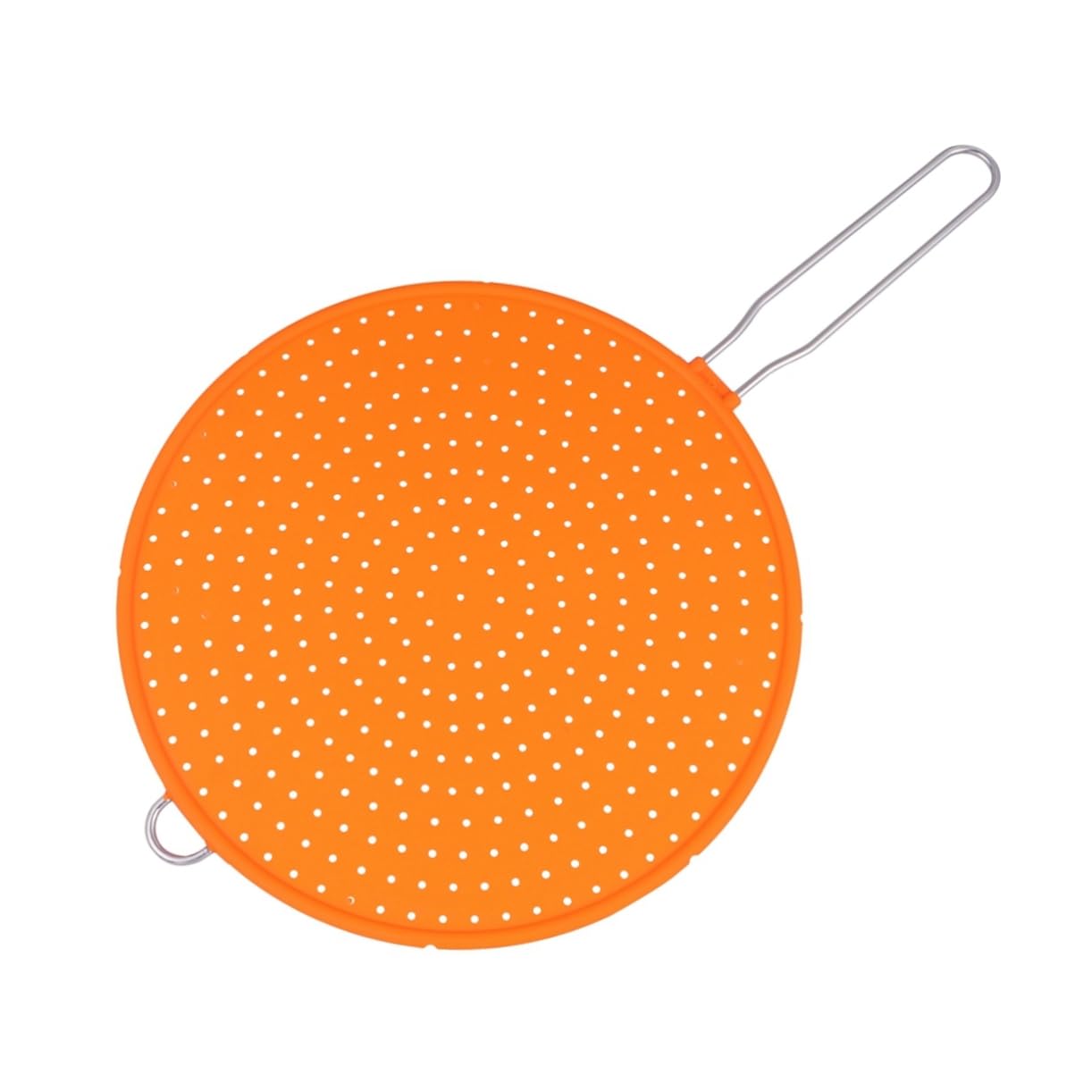 COLLBATH Silicone Oil Splatter Guard Food Grade Cooling Mat with Spill Lid Cover for Kitchen Restaurant Use Heat Resistant Mesh Strainer Random Color Random Color