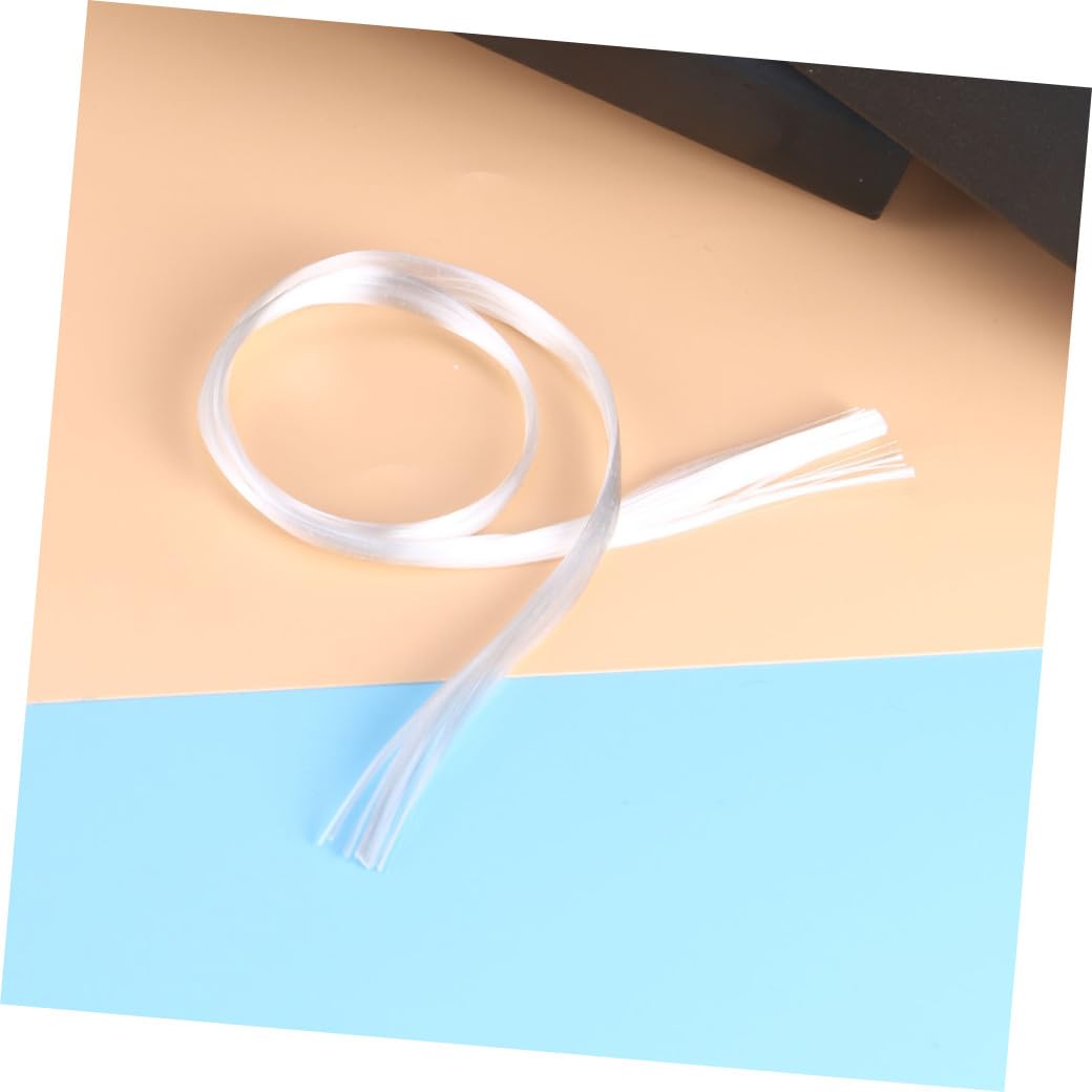 CALLARON Extended Fiber Filament Nail Extension Tool White Fake Nails Fiberglass for Professional Salon Use