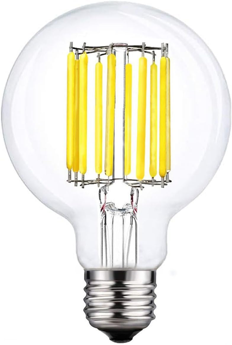 LED Bulbs 100 Watt Equivalent, 10W G95 LED Globe Bulbs, Antique Vintage Light Bulbs, E26 LED Edison Light Bulb 1000LM, 5000K Daylight White, CRI 90+, E26 Standard Base, Non-Dimmable