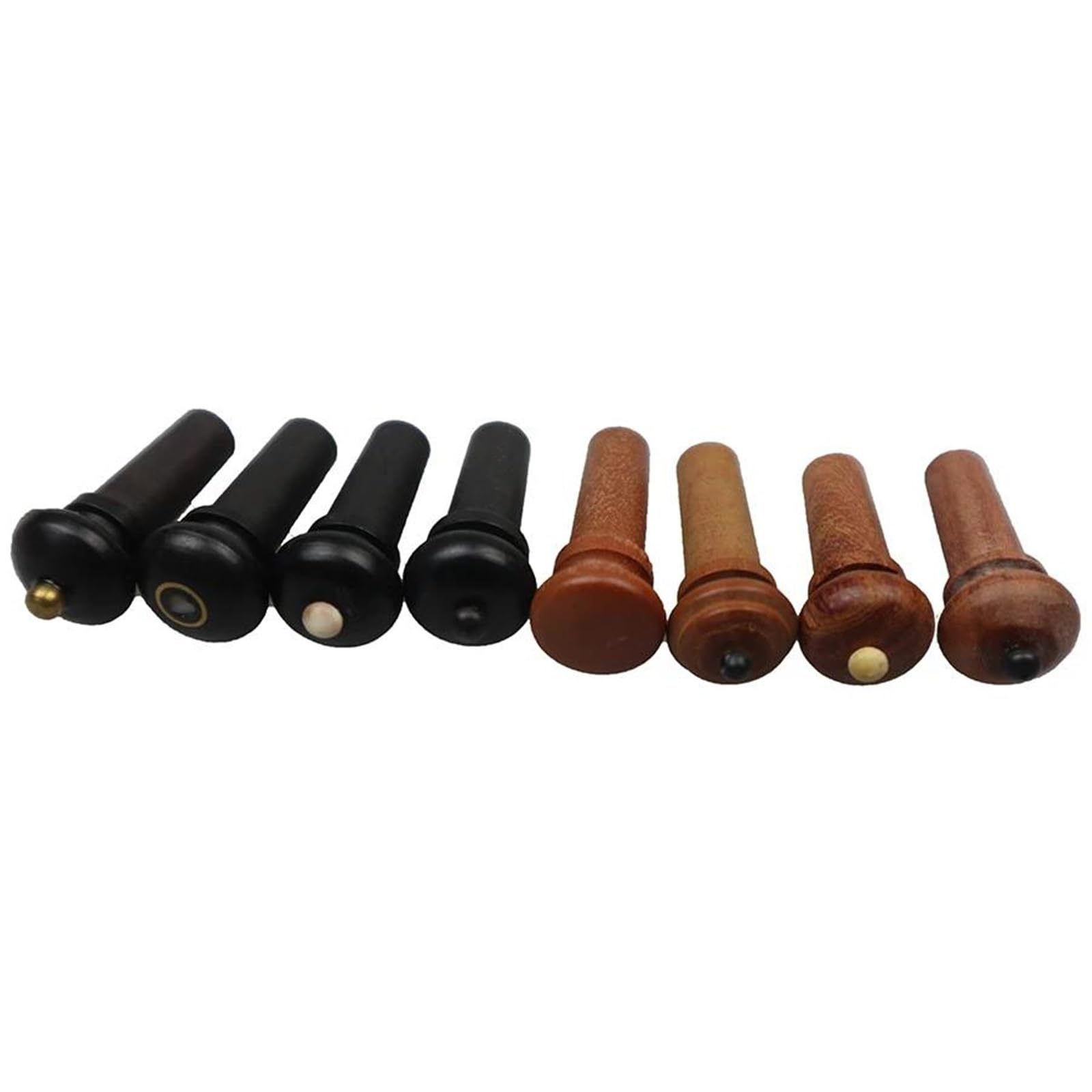 Zestawy Akcesoriów Do Skrzypiec 30 Końcówek Do Skrzypiec Z Palisandru Jujube Hebanowa Podstawa(Ebony wood 6)