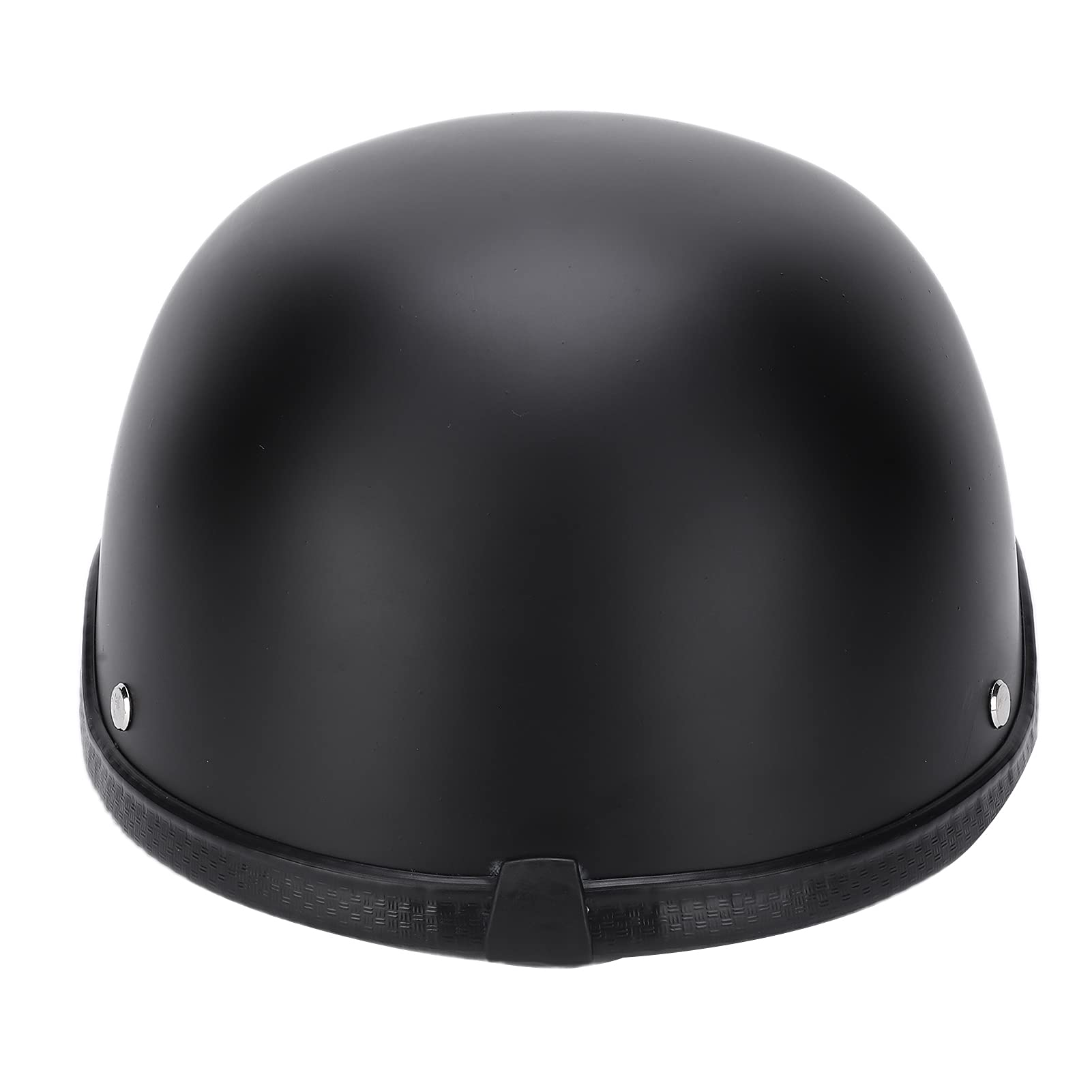 Casco Moto Aperto Uomo e Donna con Visiera, Casco Scooter Mezzo Casco Antigraffio ECE 22-06, Taglia XL, Nero
