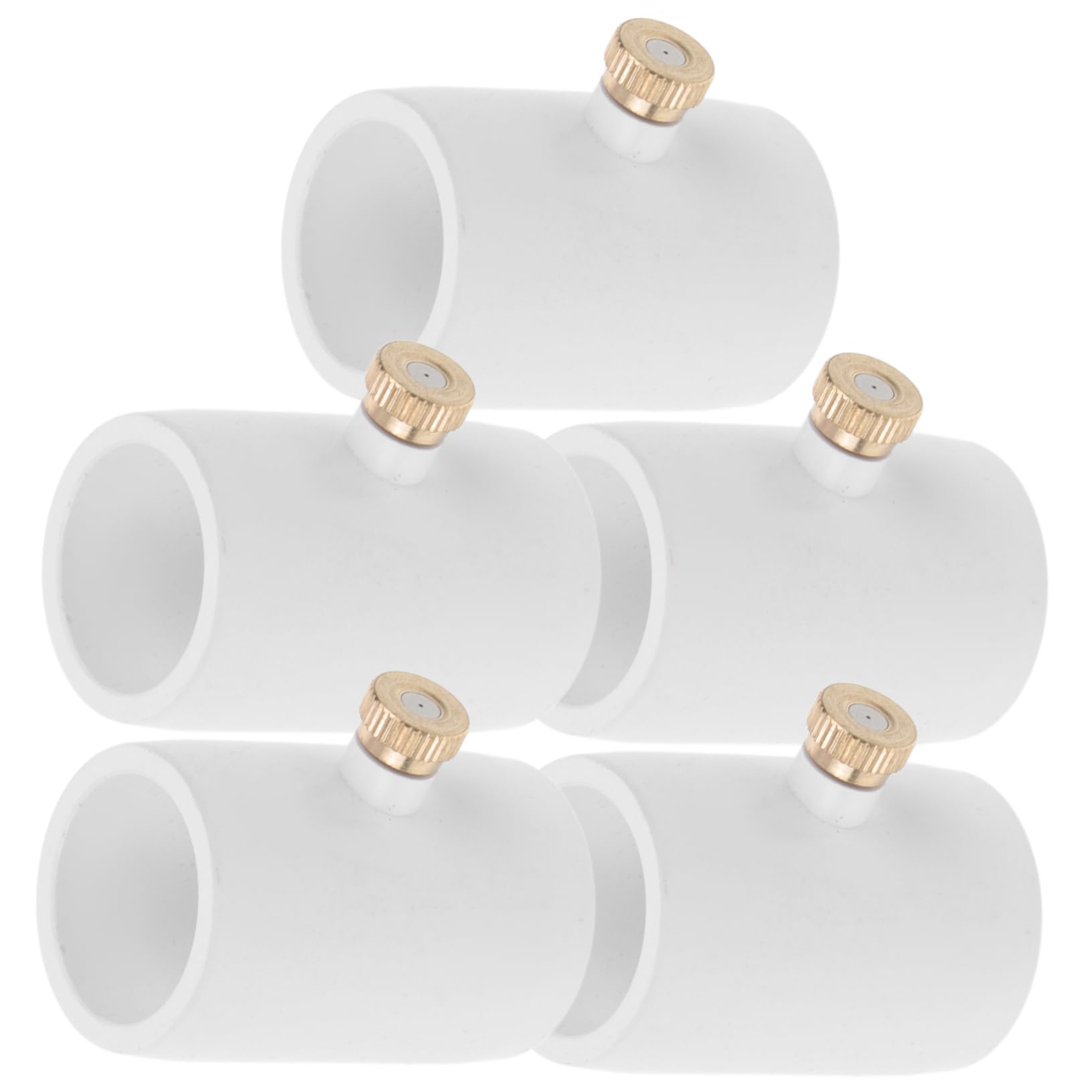 ifundom 10pezzi Connettore PVC Ugello Nebulizzatore per Raffreddamento e Irrigazione Facile Installazione e Resistente