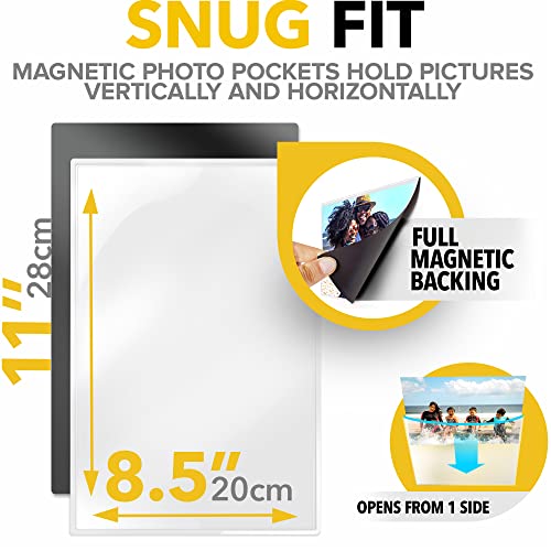 Magnetic Picture Frames - Picture Magnets For Refrigerator - Magnetic Picture Frame Set - Magnet Photo Frames For Fridge - Magnetic Photo Pockets #TOP1