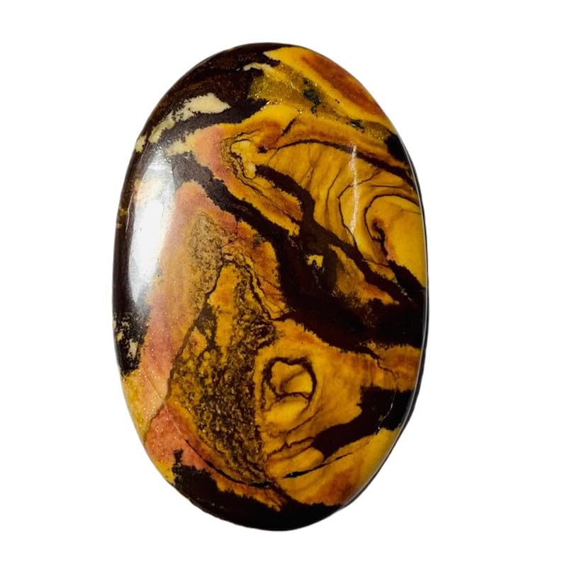 Jaspe australien naturel ovale 48x31mm cabochon GH_NAT_01627 pour création bijoux DIY