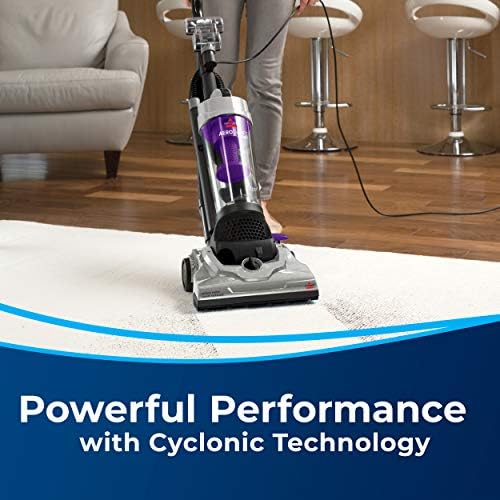 BISSELL AeroSwift Turbo Compact Upright Vacuum Cleaner, Cyclonic Dirt Separation, Built-in Lifetime Filter, TurboBrush Tool, Extension Wand, Bottom-Empty Tank, Lightweight Design, 1808B — view 4