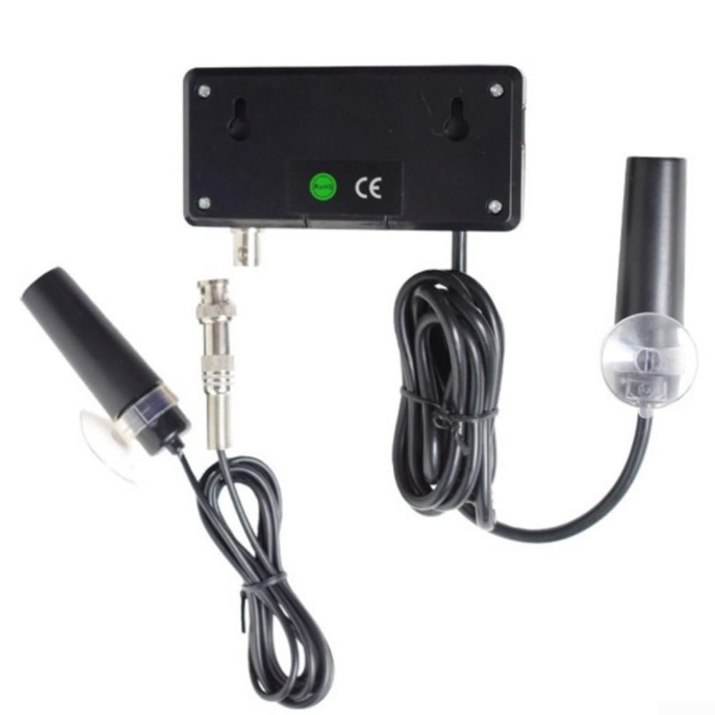 Medidor de pH montado en la pared, probador de controlador de pH de instrumentos en línea para pruebas de calidad del agua, análisis de agua de piscina de acuario
