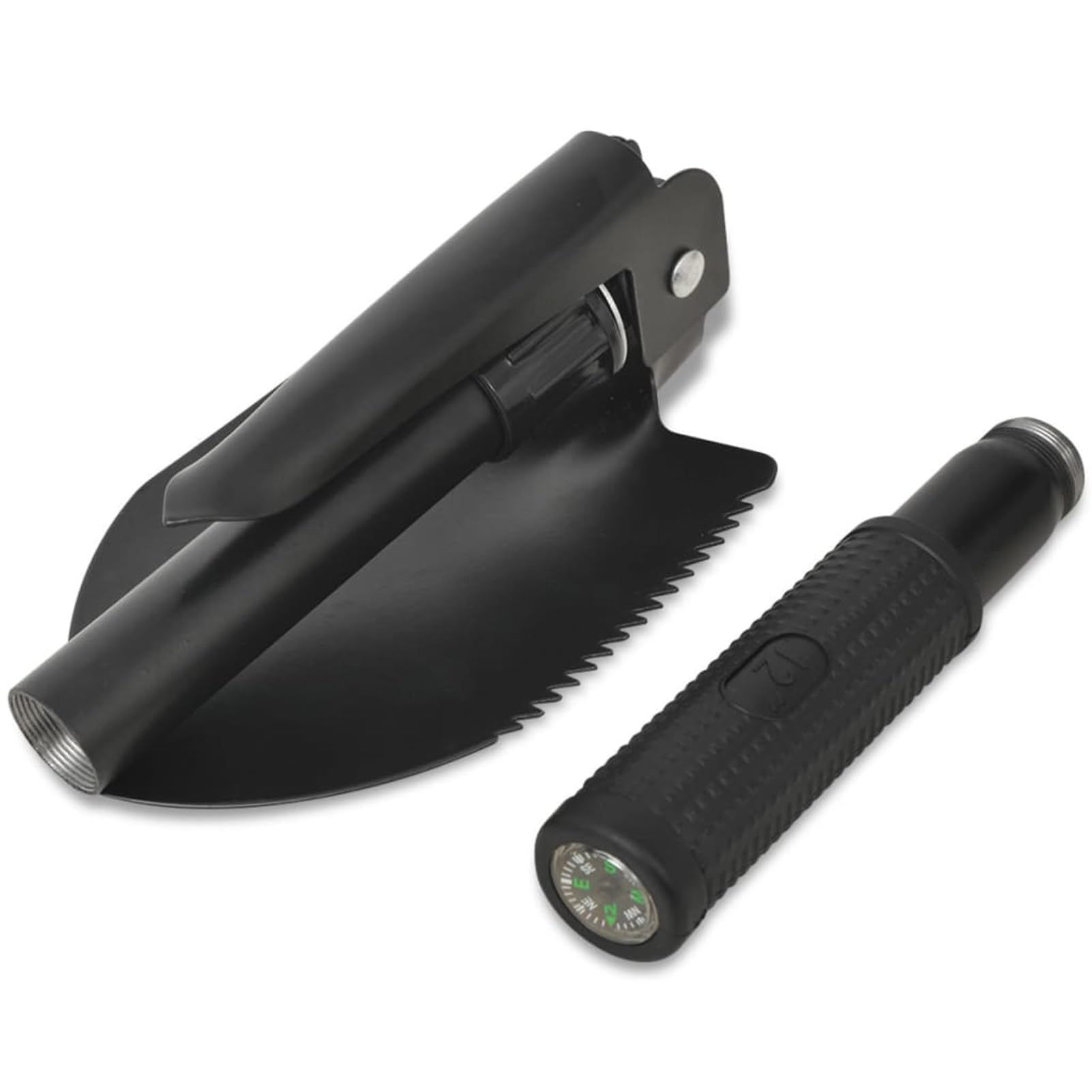 Rantry Pala Pieghevole in Aiaio al Carbonio Nero, Mobili per Casa Interno Esterno Soggiorno Camera da Letto Decorazione da Mobili Camera