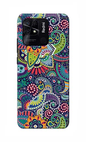 Image of Printed Hard Back Cover Case for Redmi 10 | Redmi 10 Power Back Cover (Miraculous Patterns) -1803