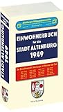  Einwohnerbuch der Stadt Altenburg 1949