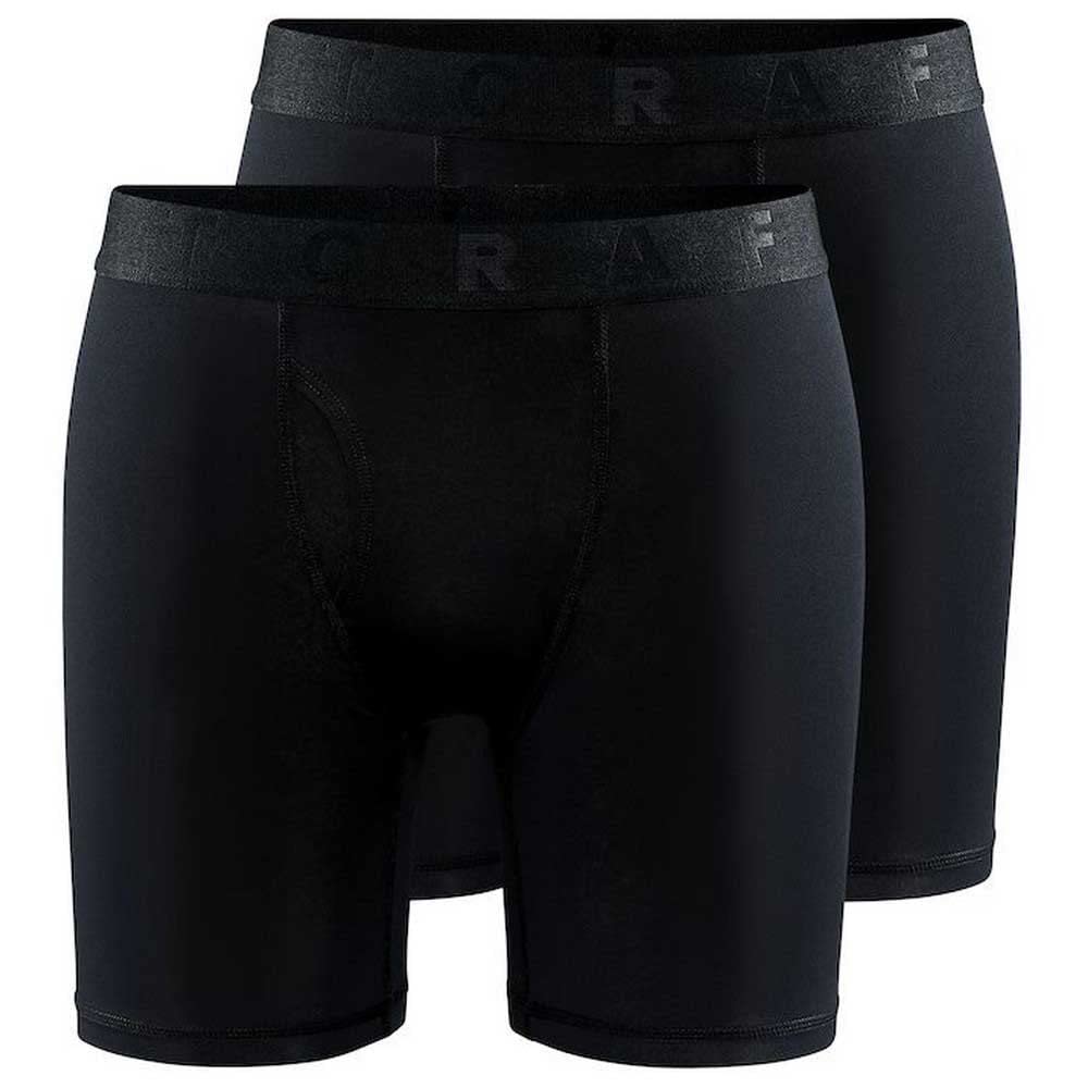 Craft CORE DRY BOXER 6-INCH 2-PACK MEN BLACK S
