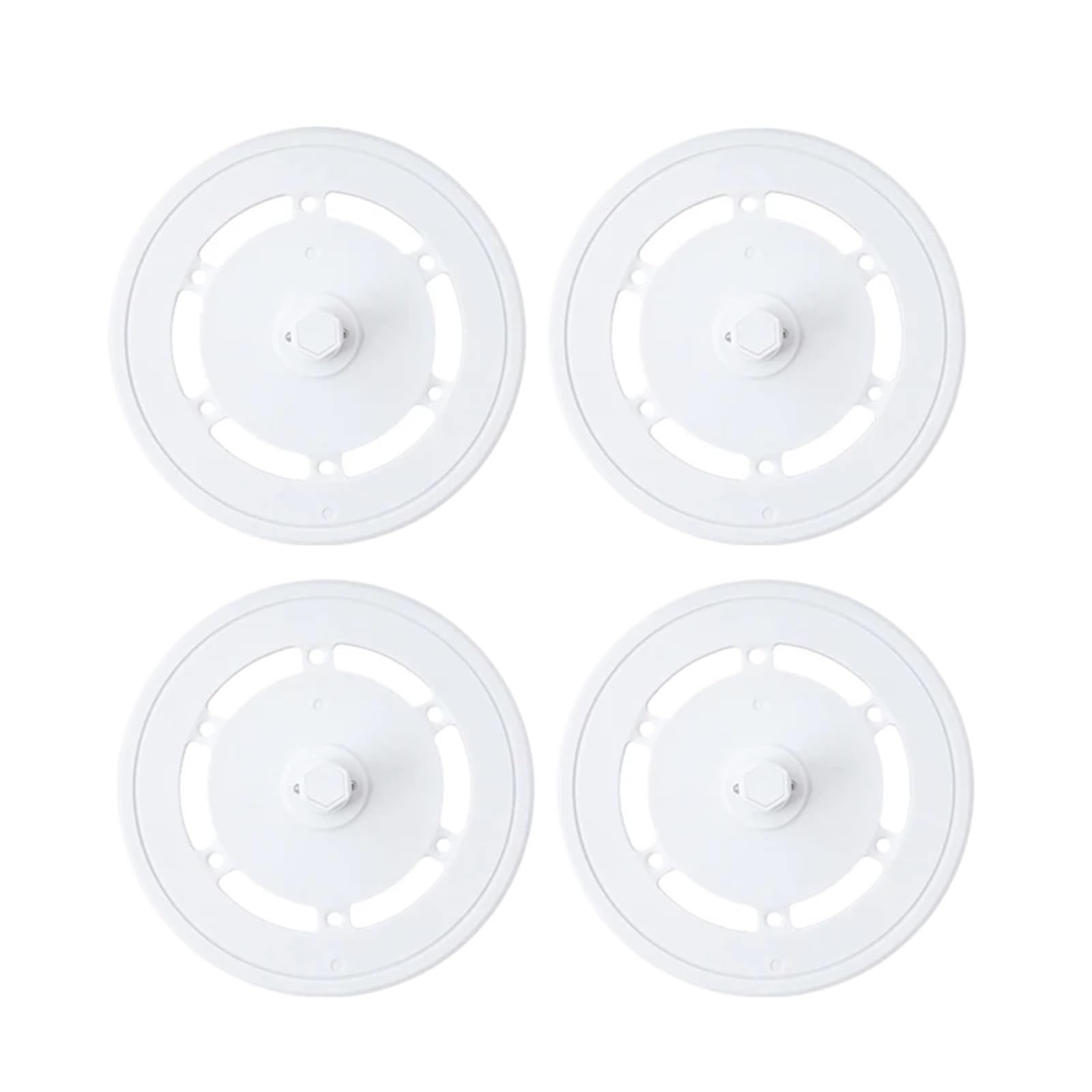 QLMXJVZHKCN 1-4pcs，Compatible For Ecovacs，Compatible For Deebot，X2 Pro/X2 Omni Robot Vacuum Cleaner(4pcs White)