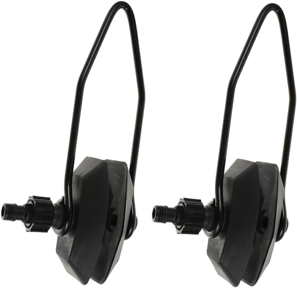 2pcs Outboard Motor Engine Flusher Water Muffs Kit for Marine Boat, Large Motor Flushers with Dual Water Feed, Boat Accessories for Engine Flushing and Maintenance