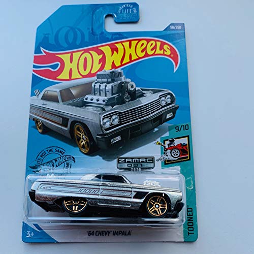 Hot Wheels 2020 TOONED 9/10 '64 Chevy Impala ZAMAC