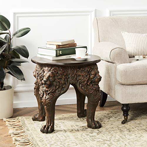 Design Toscano Lord Raffles Lion Leg End Table #TOP1