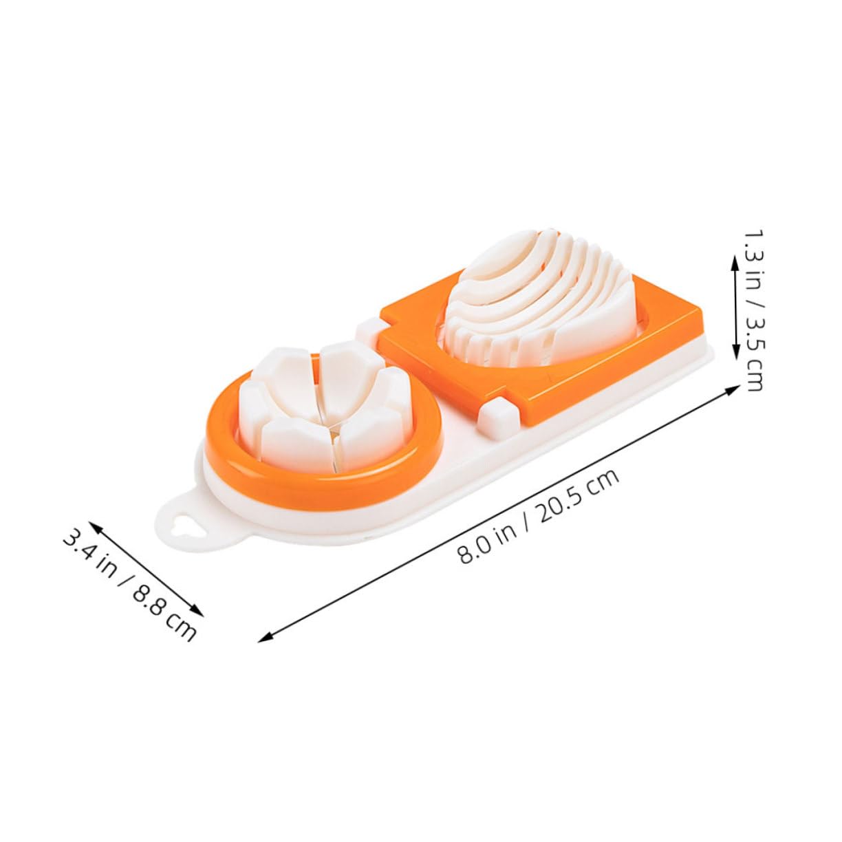 BRIGHTFUFU Multi Egg Slicer and Vegetable Slicer Tool for Hard Boiled Eggs and Fruits Double Head Design for Efficient Cutting for Home Use