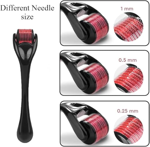 1.5mm Derma Roller for Face and Skin Care, 540 Needles Skin Care Facial Needle Face Roller, Beard Roller for Beard Growth, Hair Growth Roller, Face Derma Roller for Women Home Use (1.5mm) - Image 6