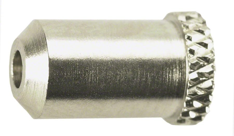 Replacement Compatible with Jagwire 5mm Steel Cable Housing Stops Chrome - Small Flange, High-Perforce Bicycle Bike