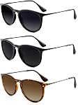 HENGOSEN Vintage Polarized Sunglasses for Women Men Round Classic Retro Women Sunglasses UV Protection Lens