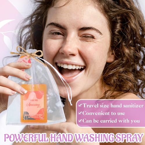 Image of 36 Pcs Mini Sanitizer Spray Bulk Travel Size Portable, Pocket, Pastel