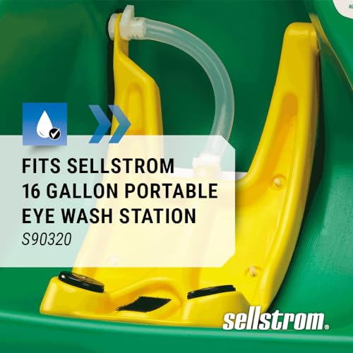 Sellstrom Clear Vinyl Replacement Dust Cover, For 16 Gallon Gravity-Flow Portable Eye Wash Station (Eyewash Station Not Included), S90335 - Thumbnail 3