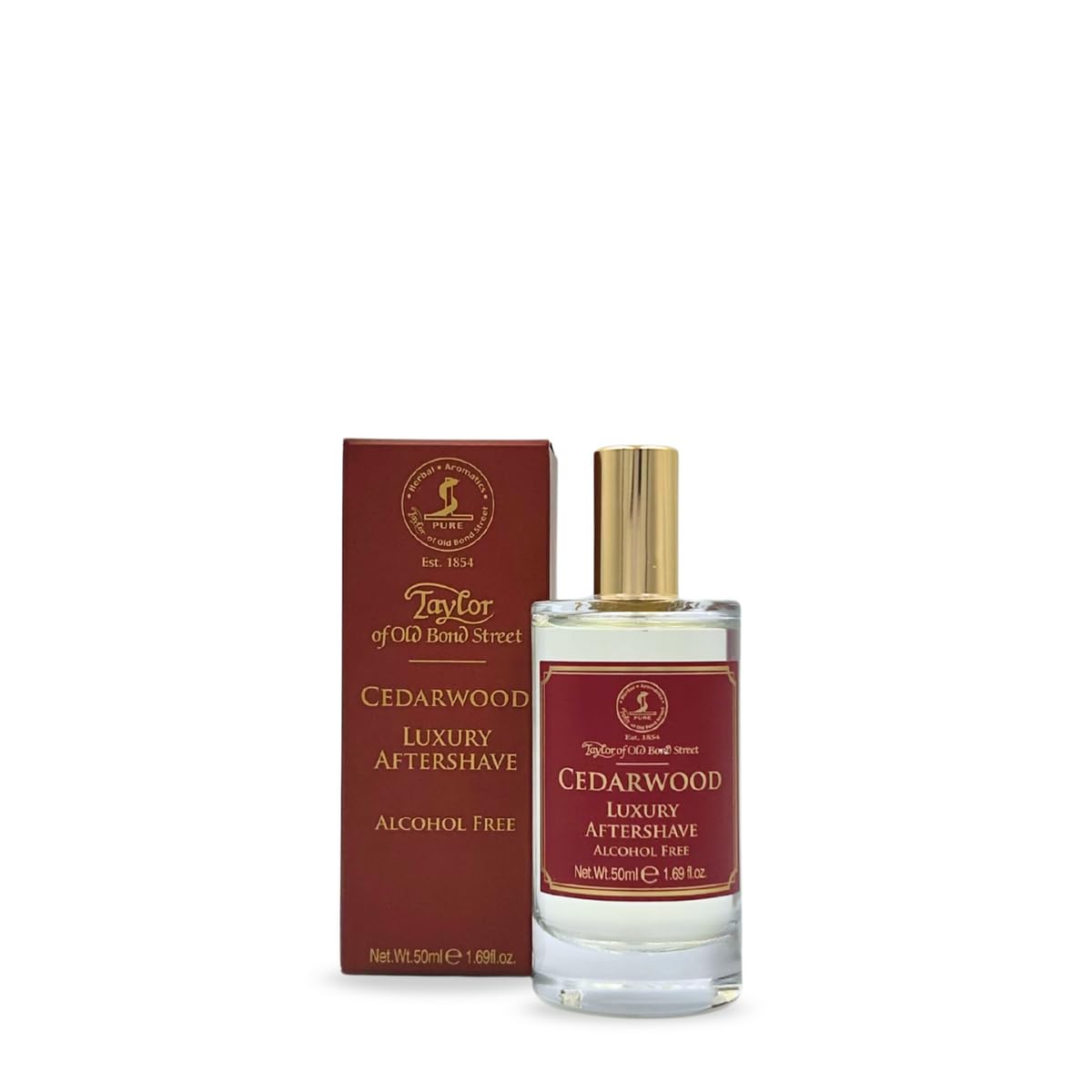 Taylor of Old Bond Street Dopobarba Cedarwood, Senza Alcool, Formato da 50ml