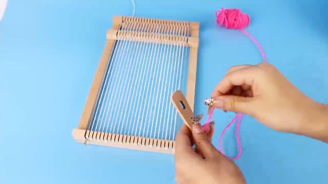 Telar De Madera Para Tejer – Juego Completo Con Marco De 29x19 Cm, Hilos Y Accesorios, Ideal Para Principiantes, Niños Y Adultos