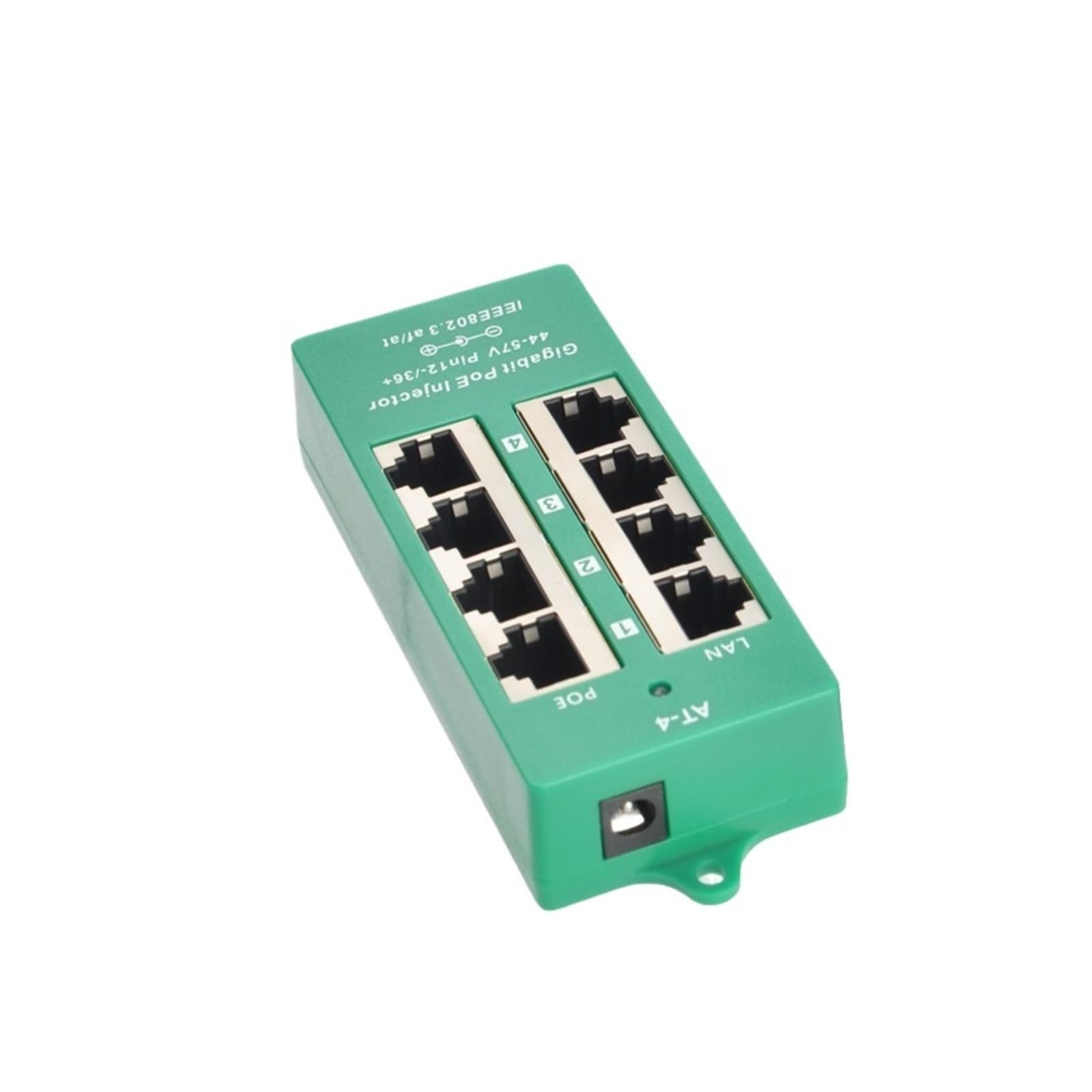 Injecteur Gigabit 802.3AT 4 ports 48 V 56 V PoE