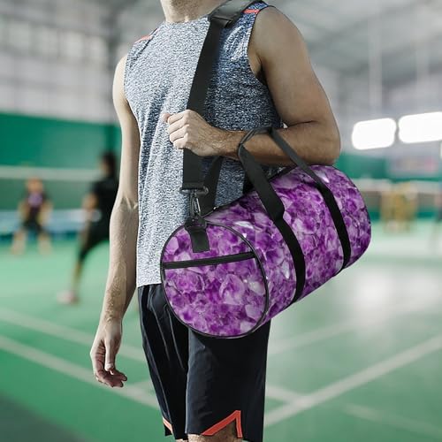 Sac week-end fleur violette compact pour éviter les suppléments bagages - 7