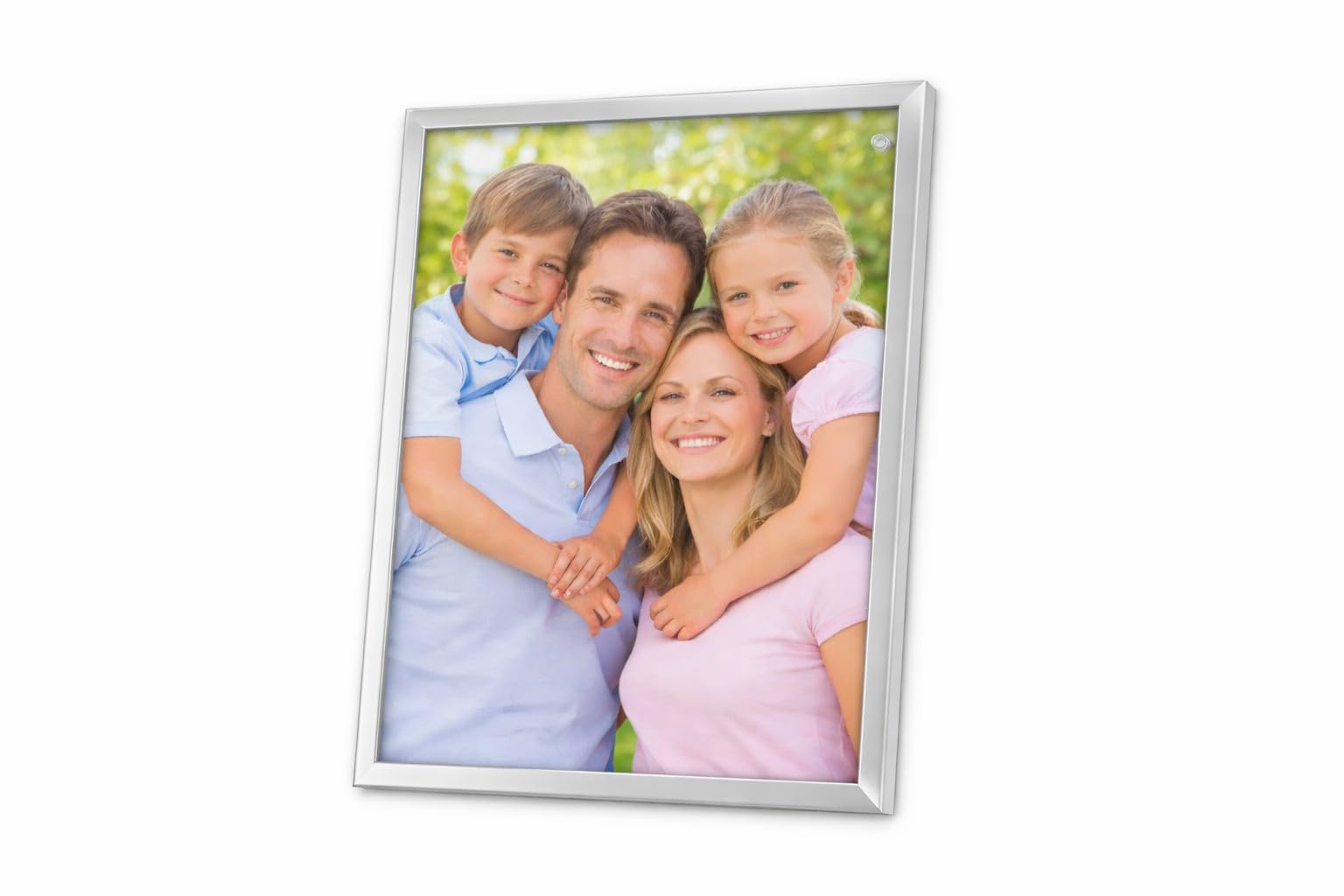Deflecto A3 Lightweight Wallmounted PictureCertificate Frame Silver -
