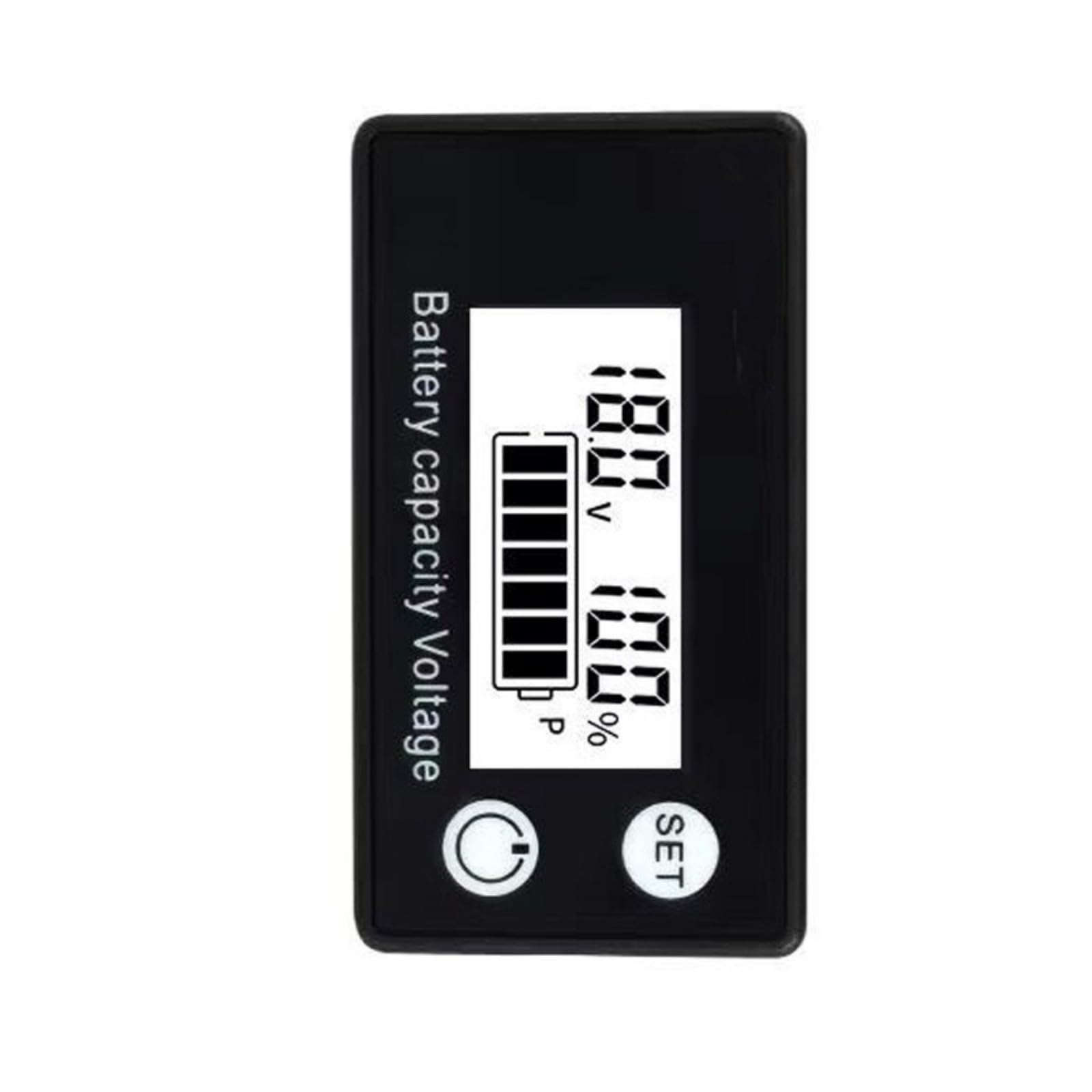 DC8-100V Electricity Meter Digital LCD Display Car Battery Charges Levels Indicators Leads Acid Lithiums Voltmeter Power Meter Display