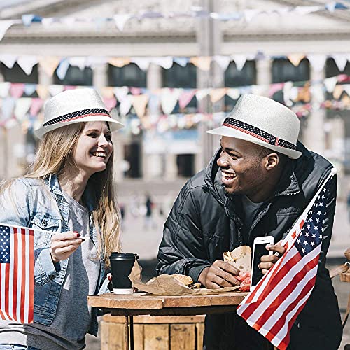 Westend American Flag - Independence Day, 4Th Of July Fedora For Men And Women (Stars And Stripes) #TOP5