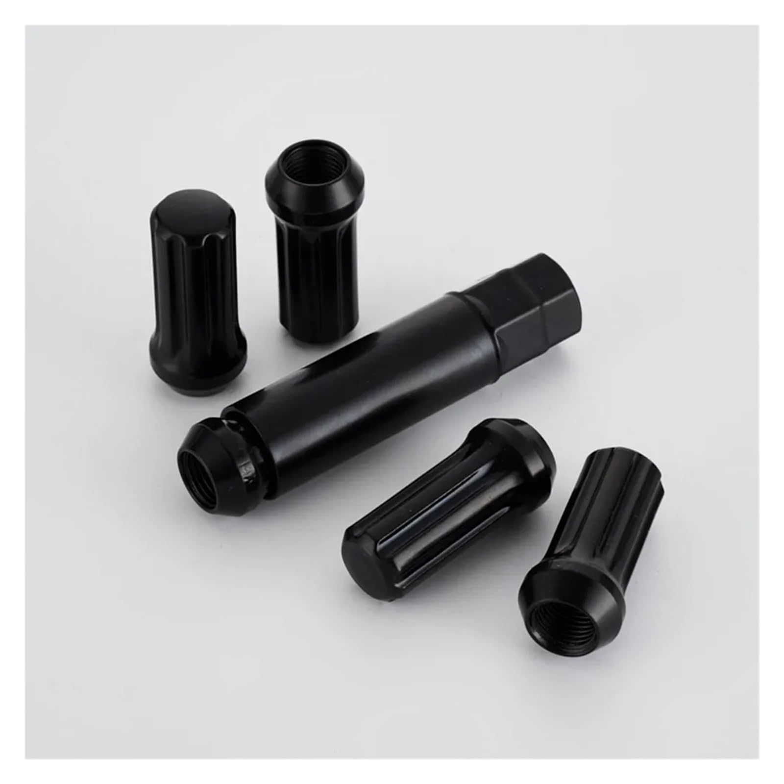 Nakrętki kół 51mm M14x1.5 Czarne nakrętki kół Ram z 1 gniazdem