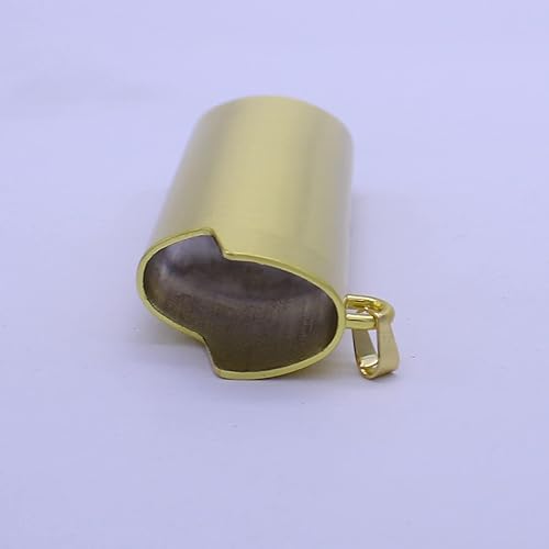 Miniatura 5 de Funda de metal para encendedor reutilizable para encendedores Bic Regular J6, soporte de manga con anillo y collar accesorios (dorado)