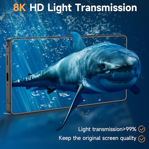 LYWHL 2-Pack Samsung Galaxy S25 Ultra Screen Protector, Tempered Glass for S25 Ultra with Alignment Frame, Sensitive Touch & Fingerprint Unlock, Anti-Scratch Case Friendly Bubble Free Easy Install - image 8