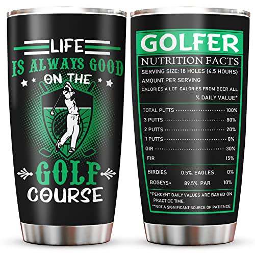 Jevuta 20Oz Stainless Steel Tumbler For Golf Lovers
