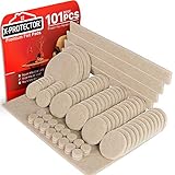 X-PROTECTOR Premium Pack Furniture Pads 101 Piece! Furniture Feet Felt Pads - Your Best Value Pack Wood Floor Protectors. Protect Your Hardwood & Laminate Flooring