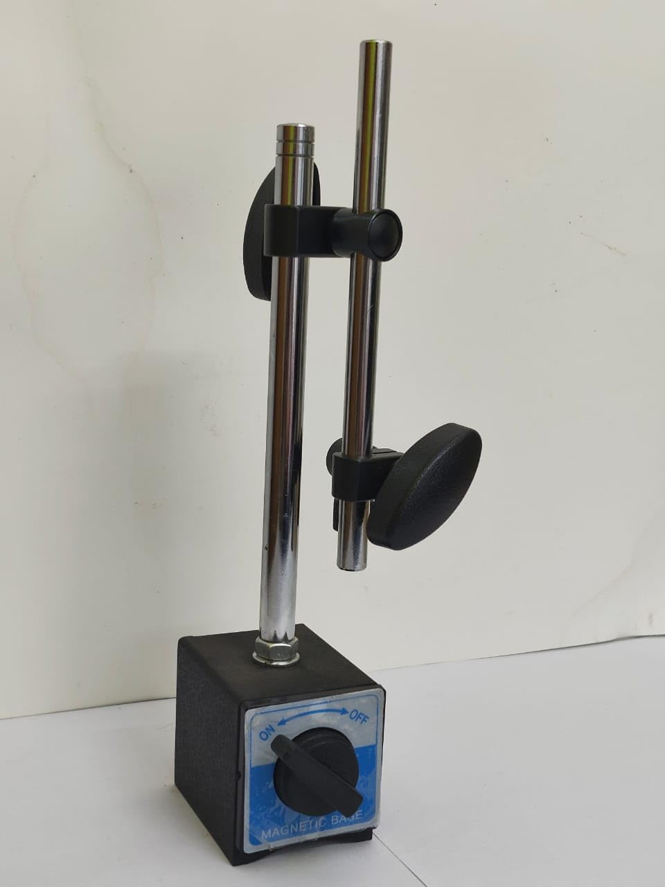Universal Magnetic Base with On/Off Switch, Chrome-Plated Steel Rods, Precision Measurement Tool Holder, Adjustable dial gauge Indicator Stand Pack of 1-image-25