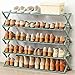 Étagère À Chaussures en Bambou Étagère À Chaussures Pliante pour La Maison, Organisateur De Stockage De Chaussures Debout Libre À 5 Couches pour Entrée Salon Chambre,100CM