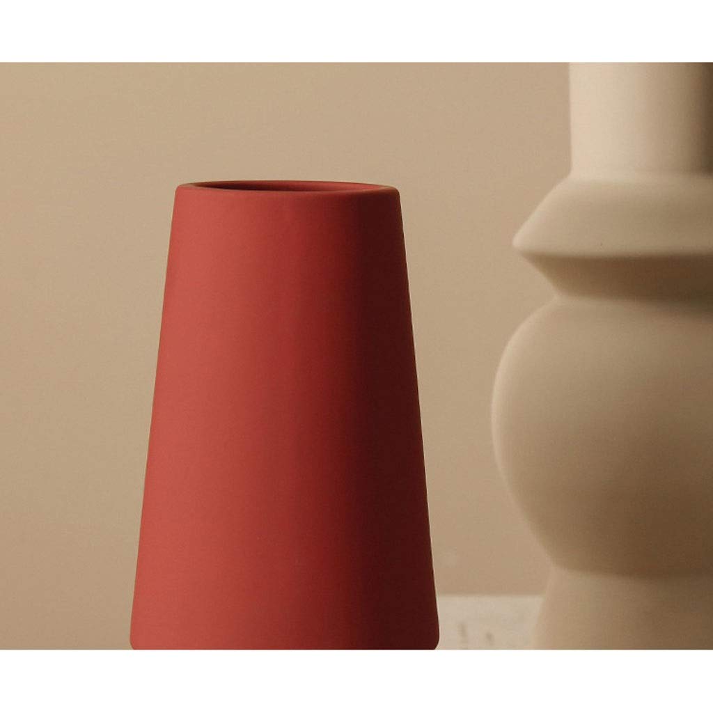 Art Wazon Nordic Creative Ceramiczne Ozdoby domowe Dekoracje Kwiatowe Wazony Dekoracje Domowe Prezenty (Color : A)