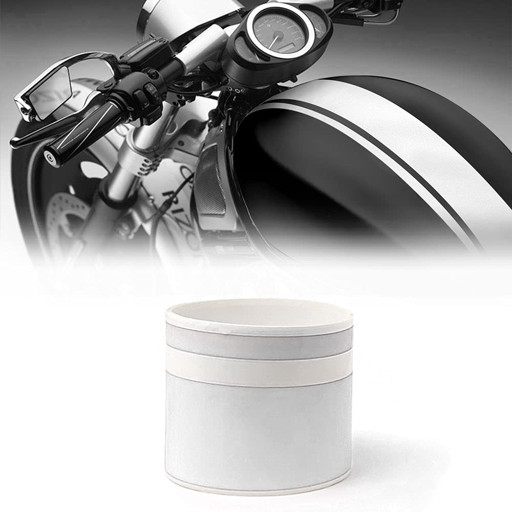 Quattroerre 10649 Adhesive Strips Bike R Stripe Double for Motorcycle, White