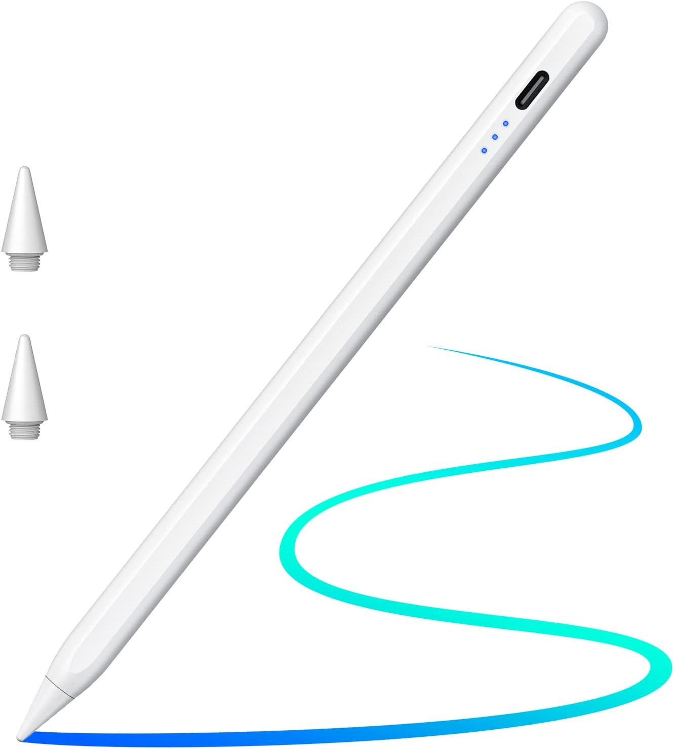 Cisteen Pro Pencil for iPad with White Replacement Tips